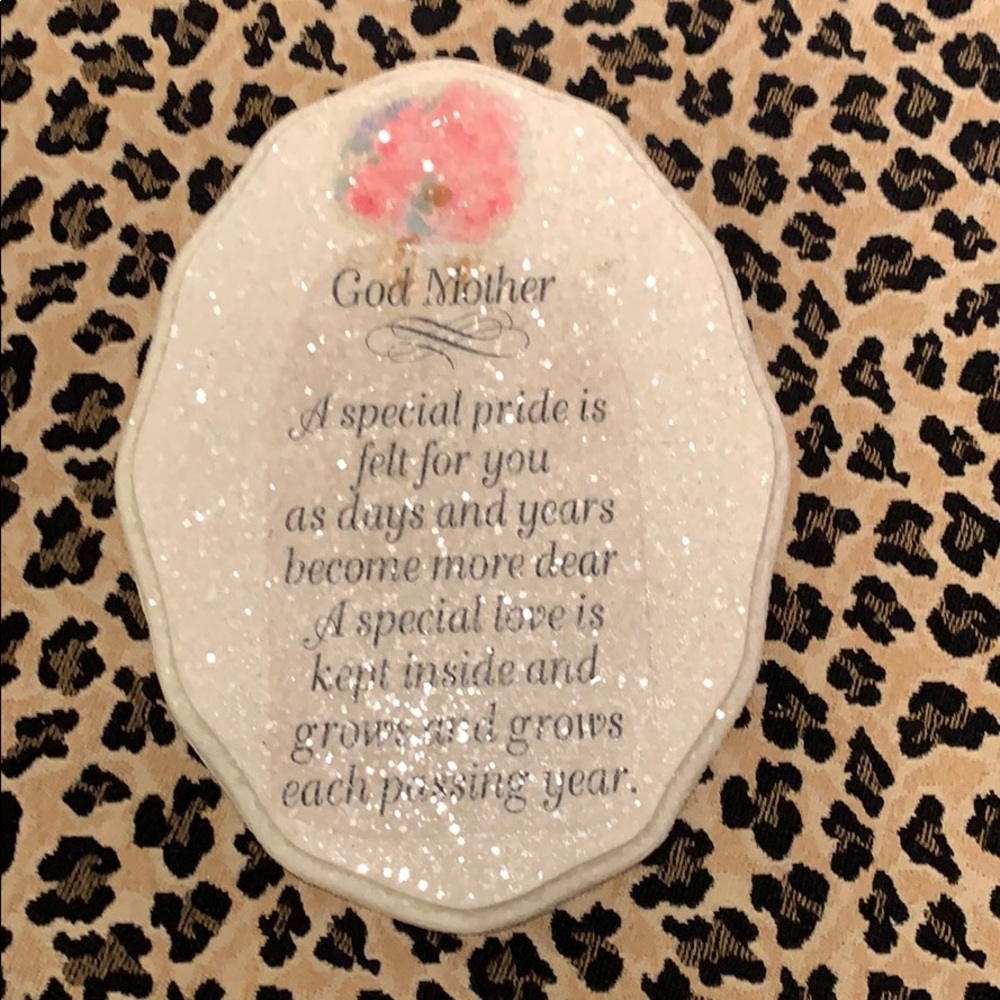 Godmother clay wall plaque